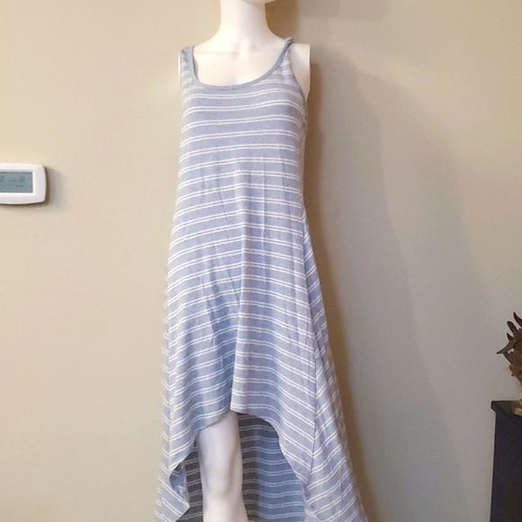 Marc New York striped dress, blue and white, XL, beach vibe - Picture 1 of 8